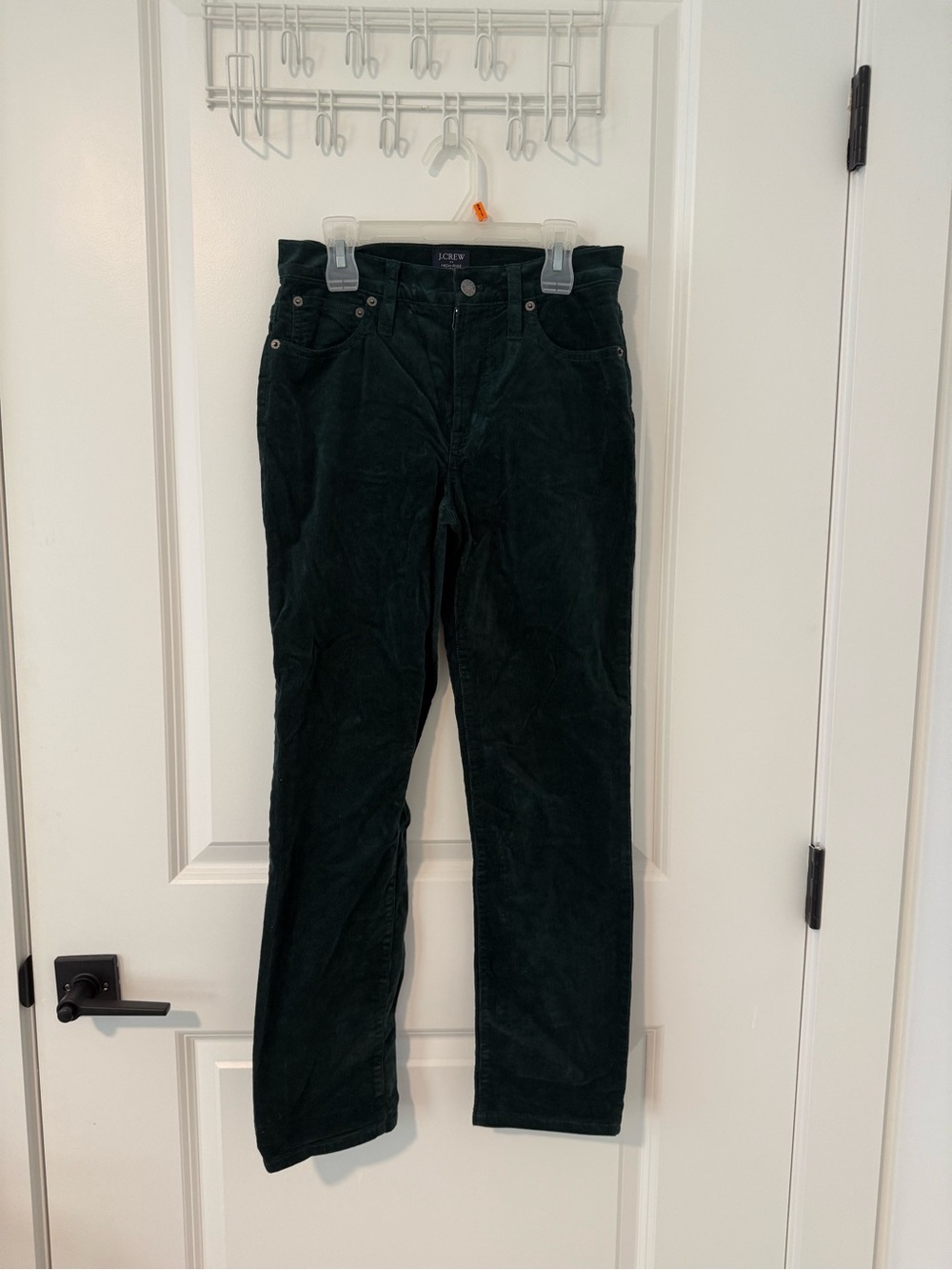 J. Crew Dark Green Corduroy Pants